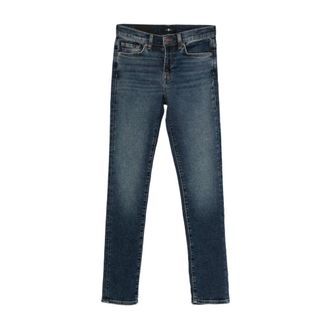 7 For All Mankind Skinny Fit Jeans, female, Blue, W27, Roxanne Jeans