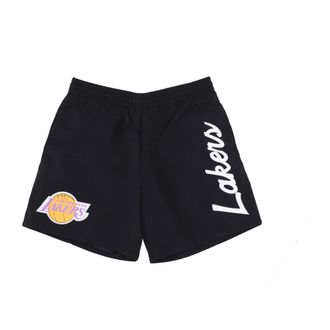 Mitchell & Ness Uomo, Pantaloncini, Nero, M, new