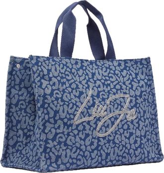 Liu Jo L Tote - Dames - Shoppers - Blauw - ONE Size - Katoen - Tassen