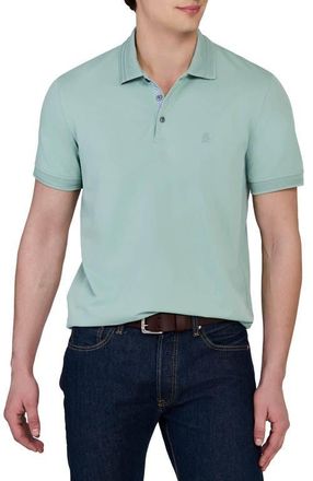 ConStruct Slim Fit Short Sleeve Solid Polo in Light Green at Nordstrom, Size Xx-Large