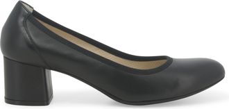 Melluso D&eacute;collet&eacute; donna in pelle nero d100z