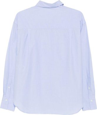 Closed Cotton Oversized Shirt - Periwinkle