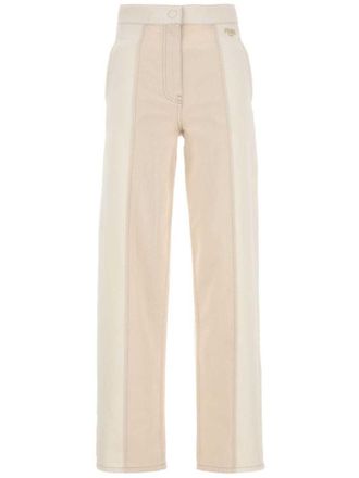【関税＆送料込み】Fendi Carrot Fit Pants Junior trousers Cotton Beige | Fendi