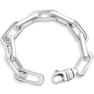 Pompeii3 Mens Fisher 14k Gold (120gram) or Platinum (193gram) Link Bracelet 9