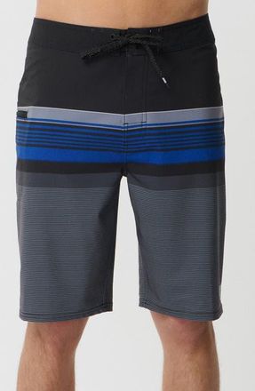 Rip Curl Mirage Daybreaker 21 Board Shorts in Black/grey at Nordstrom, Size 38