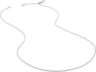 Monica Vinader Chain Link Necklace in Silver at Nordstrom