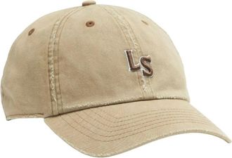 Levi's Monogram Cap - unisex - Petten - Beige - ONE Size - Katoen - Accessoires