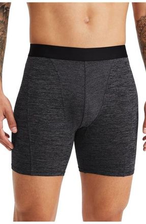 Fabletics Mens The Blueprint Boxer Brief in Black Heather at Nordstrom, Size Xx-Large