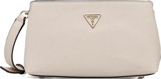 Guess Co logo-plaque satchel bag - Toni neutri