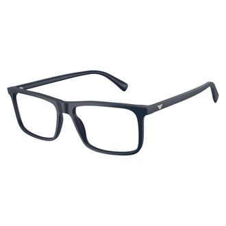 Emporio Armani Optisch Montuur - Heren - Accessoires - Blauw - Maat: 57 MM