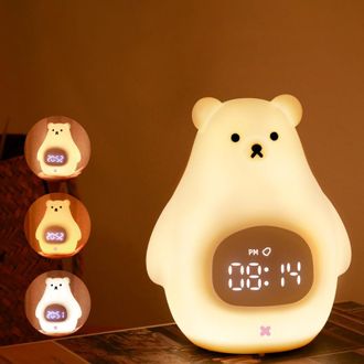 OEM L&aacute;mpara De Noche Port&aacute;til De Silicona Con Forma De Oso Y Puerto Usb
