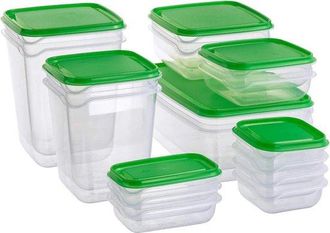 OEM Juego De 17 Botes Con Tapa - Cajas De Almacenamiento Para La Cocina