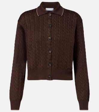 Brunello Cucinelli Cotton-blend cardigan