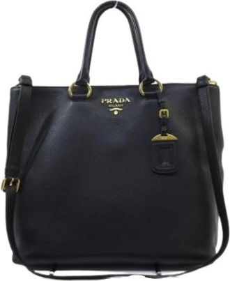 Prada Pre-owned Vintage Tote Bag - Dames - Vintage Shopper - Zwart - ONE Size - Vintage