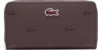 Lacoste Portemonnee met rits - Dames - Portefeuilles - Bruin - ONE Size - Accessoires