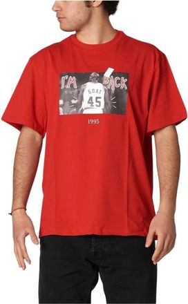 Throwback T-shirts - Heren - T-shirts - Rood - 2XL - Katoen - Tops