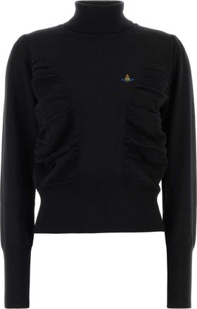 Vivienne Westwood Black Turtle Neck Top