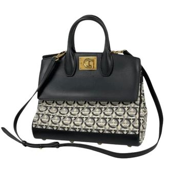 Ferragamo Pre-owned dh-21 Handbag - Dames - Pre-owned - Zwart - Maat: ONE Size Leer
