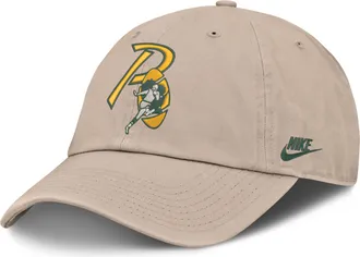 Nike Green Bay Packers Rewind Club Nike Mens NFL Adjustable Hat in Brown | NF0205Y7TV-RCU