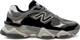 New Balance Black Suede Mesh Sneaker