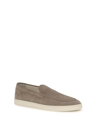 Brunello Cucinelli Mens Suede Loafers Koala