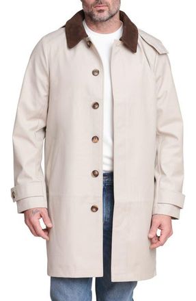 Bagatelle Combo Collar Mac Coat with Detachable Hood in Khaki at Nordstrom, Size X-Large