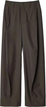 Christophe Lemaire Dames, Broeken, Bruin, Maat: XS Wol