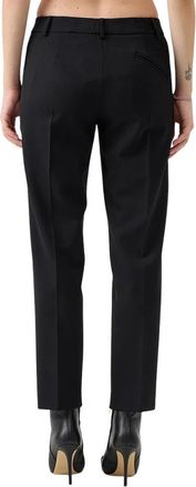 Federica Tosi New York Broeken - Dames - Slim Fit Broeken - Zwart - S - Wol - Broeken