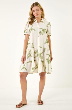 DUSK Embroidered Tunic Dress