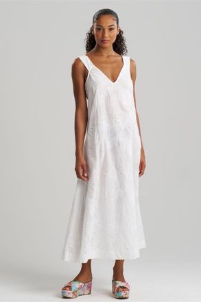 Natori Palm Maxi cover-up Dress in White at Nordstrom, Size X-Large