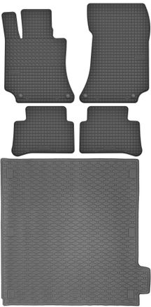 OEM Juego De Alfombrillas De Goma Para Coche Y Maletero Para Mercedes Clase E W212 Familiar (2009-2016)