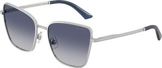 Jimmy Choo London JC4023J 30024L Womens Sunglasses Silver Size 55