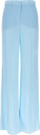 Sportmax Blue Viscose Casual Womens Pants
