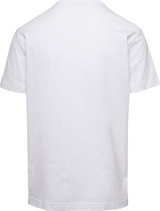 Dolce & Gabbana Mens Crew Neck T-Shirt White Cotton T-Shirts And Polos