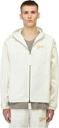 Reebok Omkeerbare jas - Heren - Sportshirts - Wit - XL - Polyester - Fitness