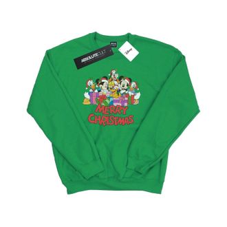 Disney Heren Mickey Mouse en vrienden Kerstmis Sweatshirt (Iers Groen)