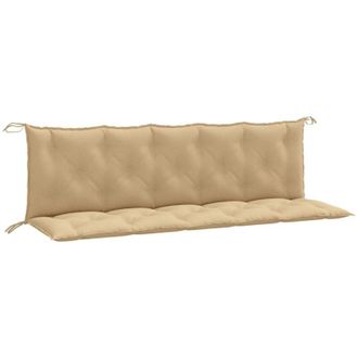 vidaXL Vidaxl - Cojines Para Banco Jard&iacute;n 2 Uds Tela Beige Melange 180x50x7 Cm