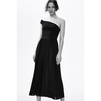 H&M Off-the-shoulder Jersey Dress in Black at Nordstrom, Size X-Small