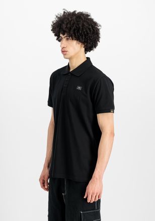 Alpha Industries Poloshirt ALPHA INDUSTRIES X-Fit Polo, Herren, Gr. XXL, schwarz, Obermaterial: 95% Baumwolle, 5% Elastan, Shirts Poloshirt