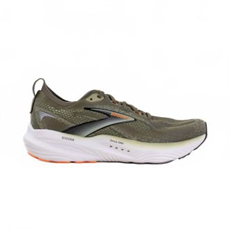 Brooks Mens Glycerin 22 Shoes In Dusty Olive/tea/orange