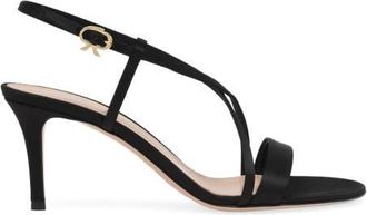 Gianvito Rossi Larisse 70 Sandals in Black at Nordstrom, Size 35.5