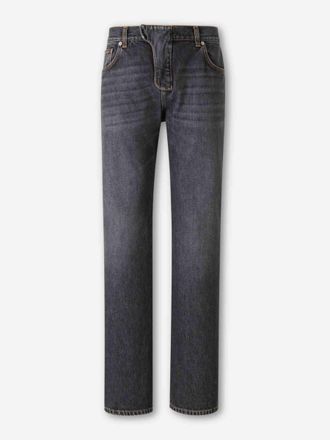 Balmain Straight Cotton Jeans