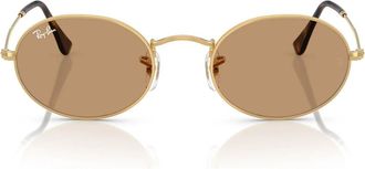 Ray-Ban Sunglasses Rb3547 001/53 Oval Gold/Brown Unisex