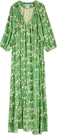 Bernadette Bernadette Georgio Floral-print Velvet Maxi Dress - Multi Print - 34 (UK6 /xs)