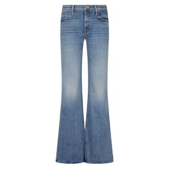 Mother Dames, Jeans, Blauw, Maat: W25 Katoen