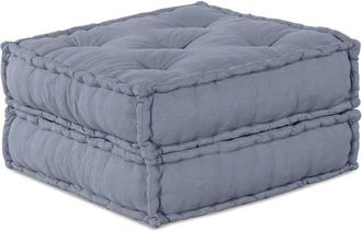 vidaXL Almohada Gris 70 x 70 x 36 cm Poliéster Vidaxl