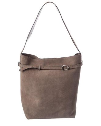 Madewell Suede Belted Essentials Bucket Tote
