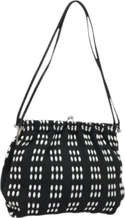 Miu Miu Pre-owned Shoulder Bags, female, Black, Size: ONE SIZE Pre-owned Canvas Shoulder Bag