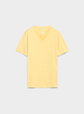 Le 31 Mens 100% organic cotton V-neck T-shirt Standard fit