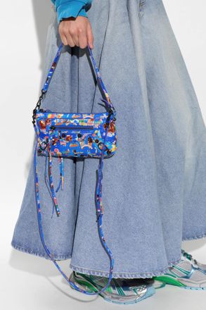 Balenciaga Shoulder Bag Le City, Womens, Blue